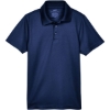 Custom Youth Cool & Dry Mesh Piqué Polo Navy