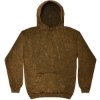 Custom Unisex Mineral Wash Hooded Sweatshirt Brown