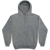 Custom Unisex Mineral Wash Hooded Sweatshirt Grey