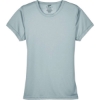 Custom Womens Cool & Dry Sport Performance Interlock T-shirt Grey