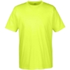 Custom Mens Cool & Dry Sport Performance Interlock T-Shirt Bright Yellow