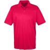 Custom Mens Cool & Dry Sport Performance Interlock Polo Red