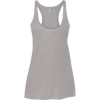 Custom Womens Triblend Racerback Tank Athletic Grey Triblend