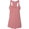 Custom Womens Triblend Racerback Tank Mauve Triblend