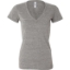 Custom Women’s Triblend Deep V-Neck Tee Grey Triblend