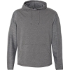 Custom Mens Omega Stretch Hooded Sweatshirt Charcoal Triblend
