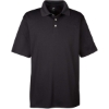 Custom Mens Cool & Dry Stain-Release Performance Polo Black