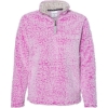 Custom Women’s Epic Sherpa Quarter-Zip Pullover Magenta Heather