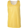 Custom Mens Pro Mesh Reversible Tank Top Gold/ White