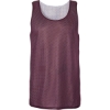 Custom Mens Pro Mesh Reversible Tank Top Maroon/ White