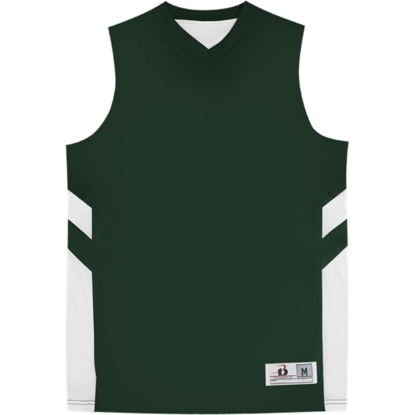 Custom Mens B-Pivot Rev Tank Top Forest/ White