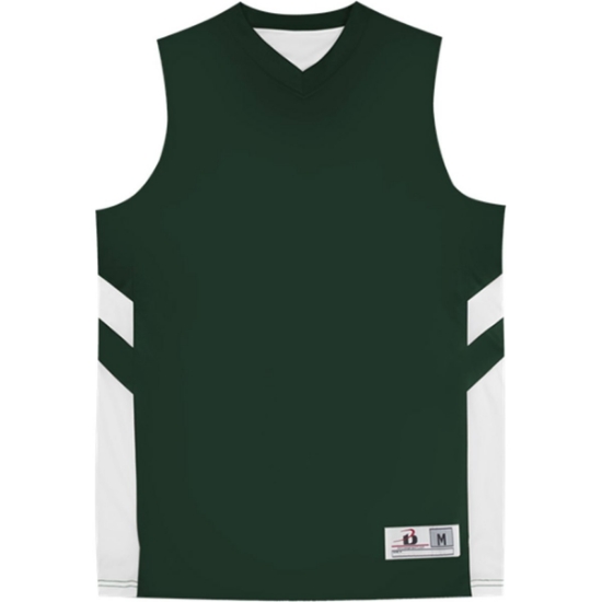 Custom Mens B-Pivot Rev Tank Top Forest/ White