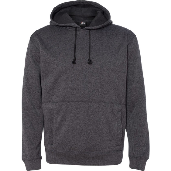 Custom Mens Cosmic Fleece Hooded Sweatshirt Onyx Fleck