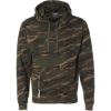 Custom Mens Polyester Tailgate Hooded Sweatshirt Camo