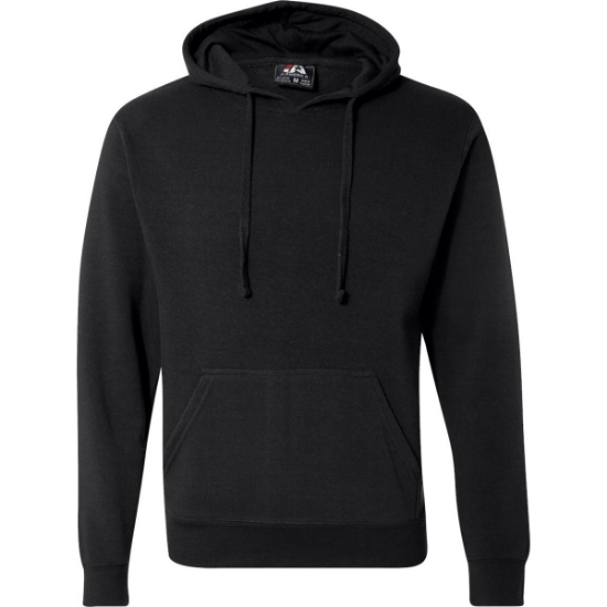 Custom Mens Cloud Fleece Hooded Sweatshirt Black