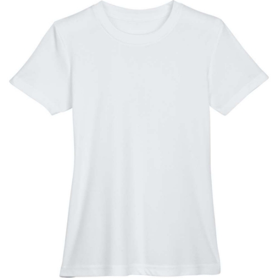 Custom Womens Cool and Dry Performance T-Shirt White