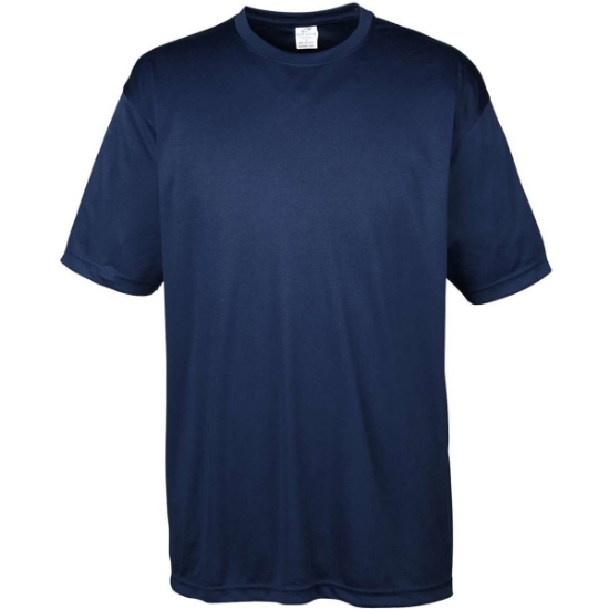 Custom Mens Cool & Dry Basic Performance T-Shirt Navy