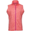 Custom Women’s Cosmic Fleece Vest Fire Coral/ Magenta