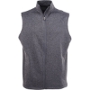 Custom Mens Cosmic Fleece Vest Onyx Fleck