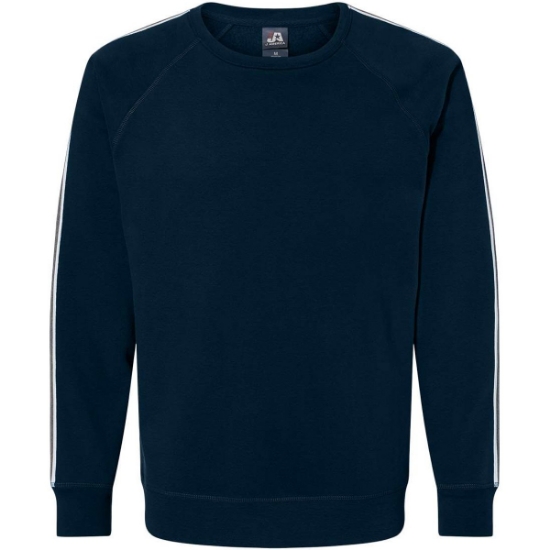Custom Mens Rival Fleece Crewneck Sweatshirt Navy