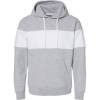 Custom Mens Varsity Fleece Colorblocked Hooded Sweatshirt Oxford