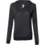 Custom Women’s Cozy Jersey Hooded Full-Zip Black
