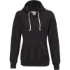 Custom Women’s French Terry Sport Lace Scuba Hooded Sweatshirt Black