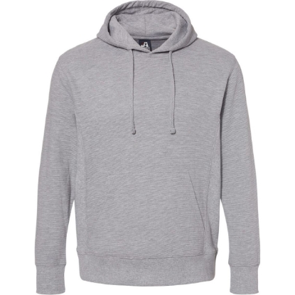 Custom Mens Ripple Fleece Hooded Sweatshirt Oxford
