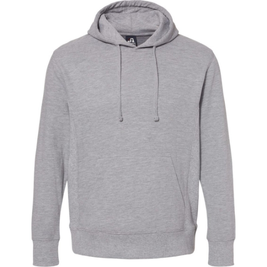 Custom Mens Ripple Fleece Hooded Sweatshirt Oxford