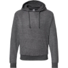 Custom Mens Flip Side Fleece Hooded Sweatshirt Charcoal Heather