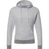 Custom Mens Flip Side Fleece Hooded Sweatshirt Grey Heather