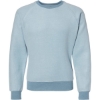 Custom Unisex Flip Side Fleece Crewneck Sweatshirt Chambray Heather