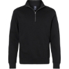 Custom Unisex Heavyweight Fleece Quarter-Zip Sweatshirt Black