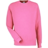 Custom Unisex Pigment-Dyed Fleece Crewneck Sweatshirt Paradise Pink