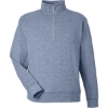 Custom Unisex Electric Fleece Quarter-Zip Sweatshirt Electric Midnight
