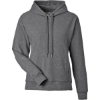 Custom Womens Electric Fleece Hooded Sweatshirt Electric Onyx