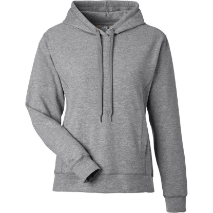 Custom Womens Electric Fleece Hooded Sweatshirt Electric Slate