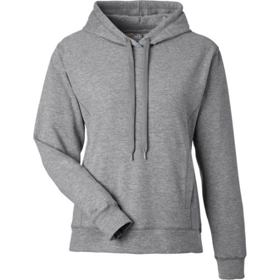 Custom Womens Electric Fleece Hooded Sweatshirt Electric Slate