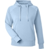 Custom Womens Apex Fleece Hooded Sweatshirt Ice Blue