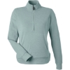 Custom Womens Element Fleece Quarter-Zip Sweatshirt Peacock