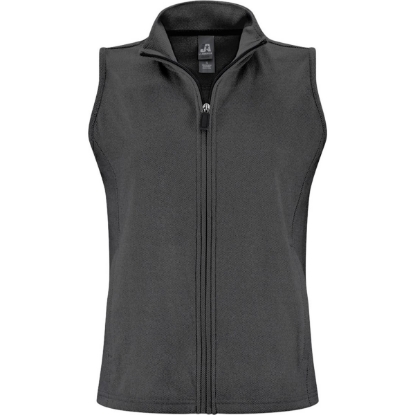 Custom Womens Element Fleece Vest Black