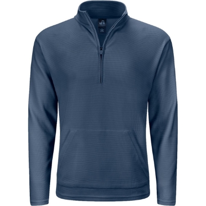 Custom Unisex Maverick Quarter-Zip Pullover Baltic