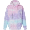 Custom Unisex Tie-Dyed Hooded Sweatshirt Cotton Candy