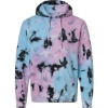 Custom Unisex Tie-Dyed Hooded Sweatshirt Dream