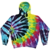 Custom Unisex Tie-Dyed Hooded Sweatshirt Flashback