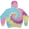Custom Unisex Tie-Dyed Hooded Sweatshirt Jellybean