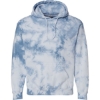 Custom Unisex Crystal Wash Hooded Sweatshirt Crystal Ice Blue