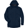 Custom Mens 3-in-1 Parka with Dobby Trim Midnight Navy