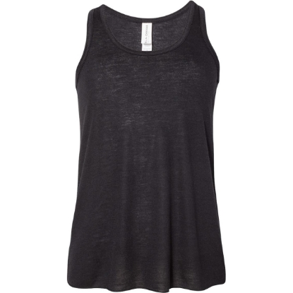 Custom Youth Flowy Racerback Tank Black