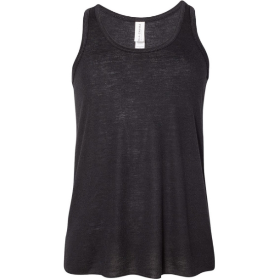Custom Youth Flowy Racerback Tank Black